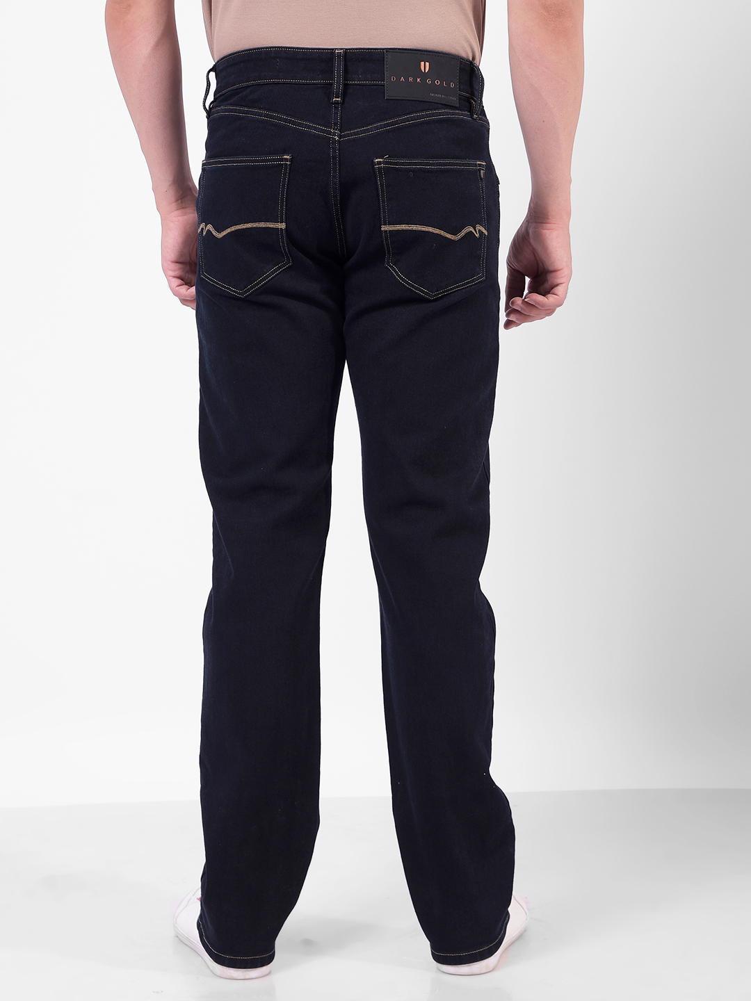 Numero Uno Men Solid Dark Blue Jeans